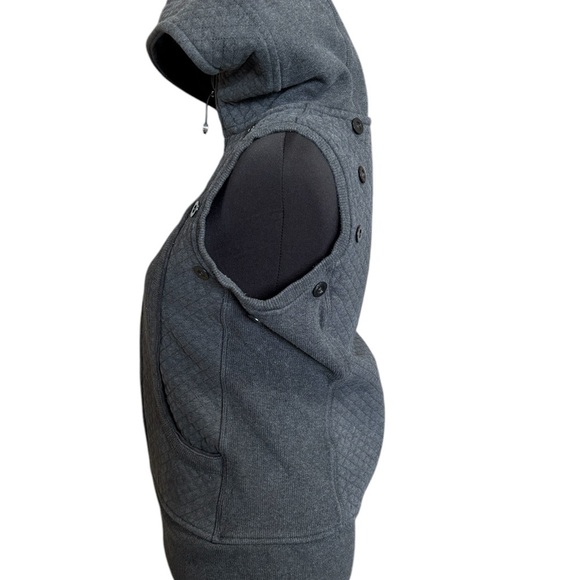 Lululemon Womens Quilted Scuba Special Edition Hooded Vest Performance Gray 6 - Picture 2 of 7
